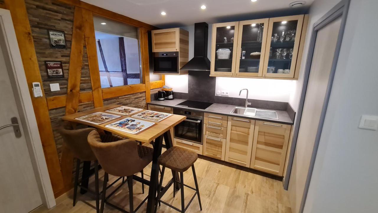 Appartement Duplex Climatise Avec Terrasse "Hansi" 콜마 외부 사진